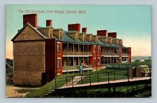 Postcard Detroit MI Fort Wayne The Old Barracks, Detroit Michigan picture