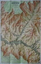 Topo Map GRAND CANYON Arizona Colorado River Lake Mead Geology Lees Ferry Trails picture