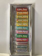 FRAMED LOT of 12 Vintage 1990's CARE FREE & VELAMINTS Sugarless Chewing Gum-NOS picture