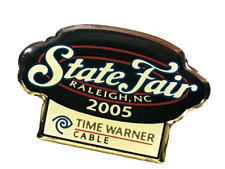 State Fair Raleigh NC 2005 Time Warner Cable Lapel Hat Jacket Backpack Bag Pin picture