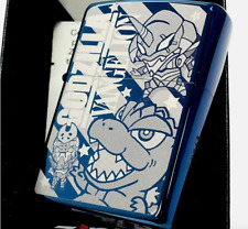 Zippo Godzilla Evangelion Deformed Blue Lighter Limited Serial Number Japan New picture