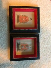 Two antique Chinese ancestor paintings in frames 9