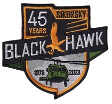 UH-60 Blackhawk Helicopter 45 Year Army Aviation Military Sikorsky Patch Vlcro picture