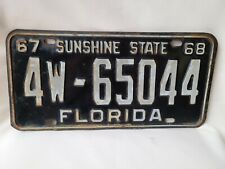 Vintage 1967 1968 Florida Sunshine State License Plate 0322 picture