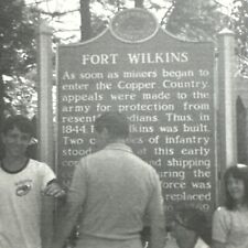 1969 Fort Wilkins State Park Copper Harbor MI ORIGINAL vintage photo snapshot picture