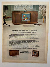 1967 Magnavox Automatic Color TV Stereo Consoles Vintage Print Ad picture