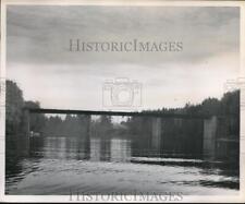 1953 Press Photo Willamette River Bridge - orb08744 picture