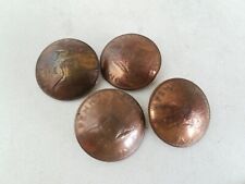 Genuine Penny Buttons UK Four Pieces Handmade picture