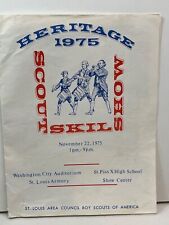 Heritage 1975 Boy Scout Skill Show Program Guide St. Louis, St. Pius X High Scho picture