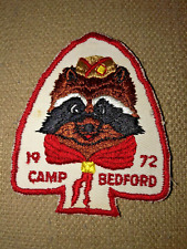 BSA Boy Scouts 1972 Camp Bedford Patch - 3-3/4