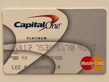 Capital One Platinum FAKE Credit Card▪️Collectible Only▪️Variation 2 picture