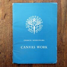 1961 EGA Church Needlework Canvas Work needlepoint softcover illustrated picture
