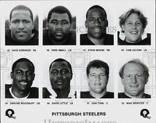Press Photo Pittsburgh Steelers football head shots - srs00747 picture