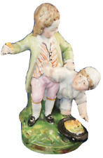 Early 19thC Staffordshire Pearlware Boys Fighting Figurine Figure Figur English picture