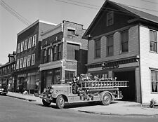 1942 Fire Department, Southington, Connecticut Old Photo 8.5