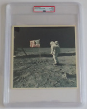 Apollo 11 Photo A Kodak Paper NASA Photograph Buzz Aldrin US Flag Type II PSA picture