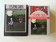 8-Bit Black Limited Edition Bicycle Playing Cards picture