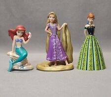 Disney Princess Figurines Rapunzel, Ariel & Frozen Anna Toys Dolls Cake Toppers picture