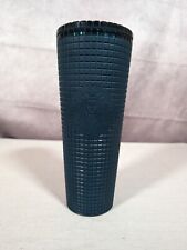 Starbucks Winter 2022 - Navy Blue Soft Touch Grid Tumbler (Cold Cup) - 24 oz picture