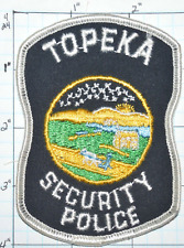KANSAS, TOPEKA SECURITY POLICE DEPT VINTAGE PATCH picture