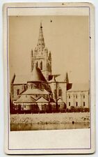 Laval Church Vintage Religious CDV Photo by Delahaye , France 1886 picture