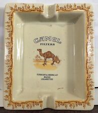 Vintage 1996 Original Camel Filters Cigarettes Ceramic Ashtray  6 1/2