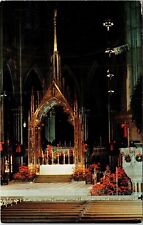 High Altar St Patricks Cathedral New York NY Postcard UNP VTG Koppel Unused picture
