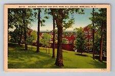 Mars Hill NC-North Carolina, Mars Hill College Dormitory, Vintage Postcard picture