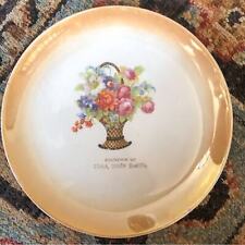 Vintage South Dakota Collectible Plate Botanical picture