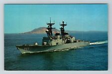 USS Kinkaid DD-965 Battleship  Vintage Souvenir Postcard picture