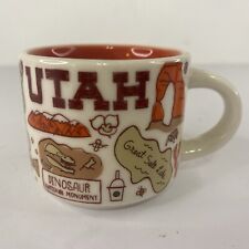 2017 Starbucks Espresso Been There Series Across Globe Collection Utah Mug 2 Oz picture