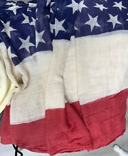 vintage 19th c bunting patriotic stars and stripes 12 yards picture