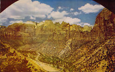 View From Window In Zion Tunnel Zion National Park Utah Vintage Postcard  C919 picture