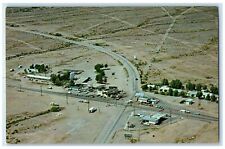 c1960s Aerial View Of  Desert Outpost Vidal Junction California CA Cars Postcard picture