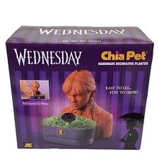 Wednesday Addams Chia Pet The Addams Family Decorative Pottery Planter Kit Seeds picture