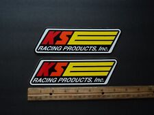 Lot Of 2 KSE Racing decals stickers NASCAR NHRA Sprint Car Parts Dirt Late Model picture