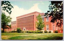 University Of Mississippi Campus Library Building Chrome UNP Postcard picture