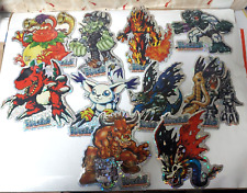 Lot of 10 Vintage Digimon Jumbo Holographic 5