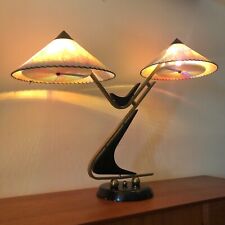 Majestic Luxcraft Duel Shade Table Lamp 1950's MCM picture