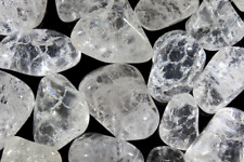 Crackle Quartz Tumbled Gemstones - Fire & Ice - 