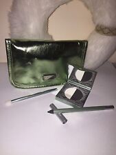 Mally 24/7 Eye Lining System with Applicator ,Shiny Green Case~Crisp Black~NEW picture