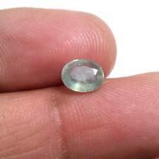 Top Colombian Emerald Oval Shape 1.10 Crt Fabulous Green Faceted Loose Gemstone picture