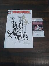 Deadpool 1 Signed Nolan North Sketch Cover Armando Ramirez picture