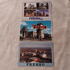 Vintage Postcards Lot Of 3 Fresno California Water Tower Colorscope picture