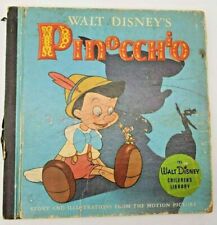 Vintage (1939/1940) Walt Disney’s Pinocchio Hardcover Book picture
