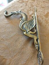 VINTAGE BRASS DRAGON WALL  HOOK picture