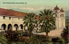 c1910 Santa Barbara Mission El Camino Real California Vintage Postcard picture