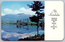 Mount Katahdin Maine Togue Pond Daicey Kidney Baxter State Park Forest Postcard picture