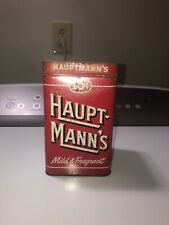 Old Antique Hauptmann Tobacco Tin. Great Condition picture