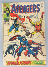 Marvel Comic Book Avengers Issue #58 (1968) The Vision joins The Avengers picture